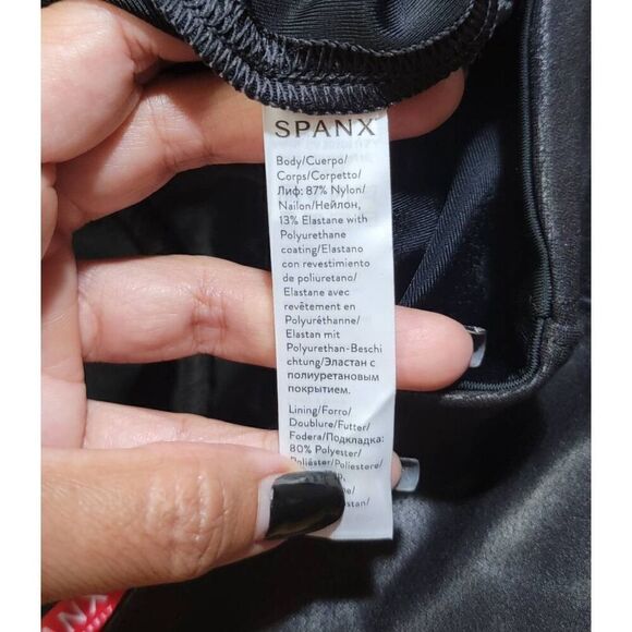 Spanx Faux Leather Leggings M - Picture 5 of 7